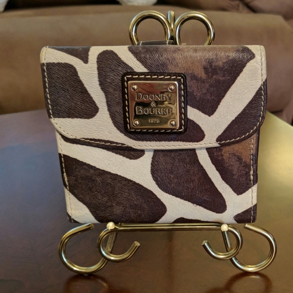 Dooney & Bourke Handbags - Dooney & Bourke Giraffe Print Wallet